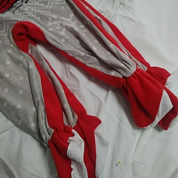 Peanuts Snoopy Fleece PJs Onesie NWT - Picture 3 of 3